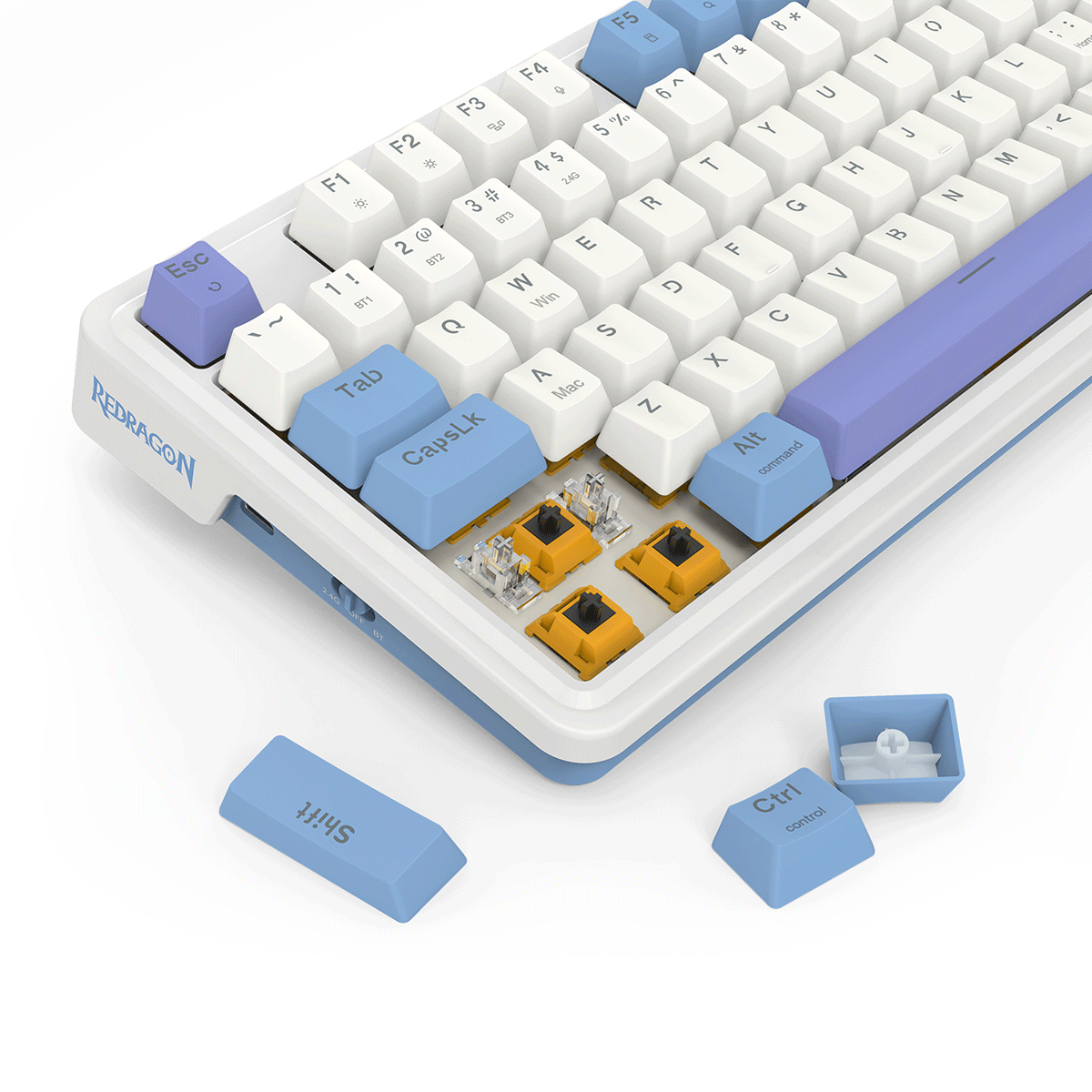 Redragon Gloria Pro 3 Modes Hot-Swappable GASKET RGB Keyboard Redragon Gloria Pro 3 Modes Hot-Swappable GASKET RGB Keyboard